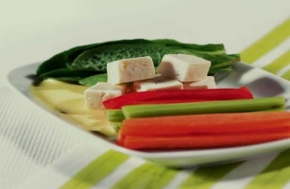 Crudités con mayonesa de tumbo